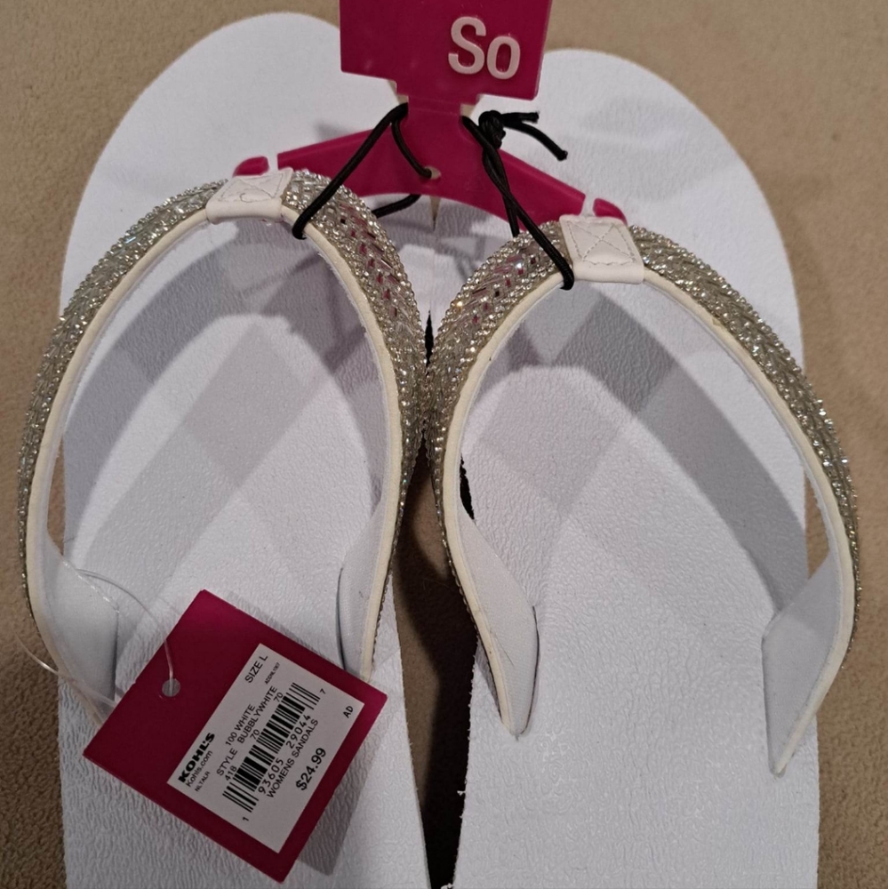 So wedge flip flops